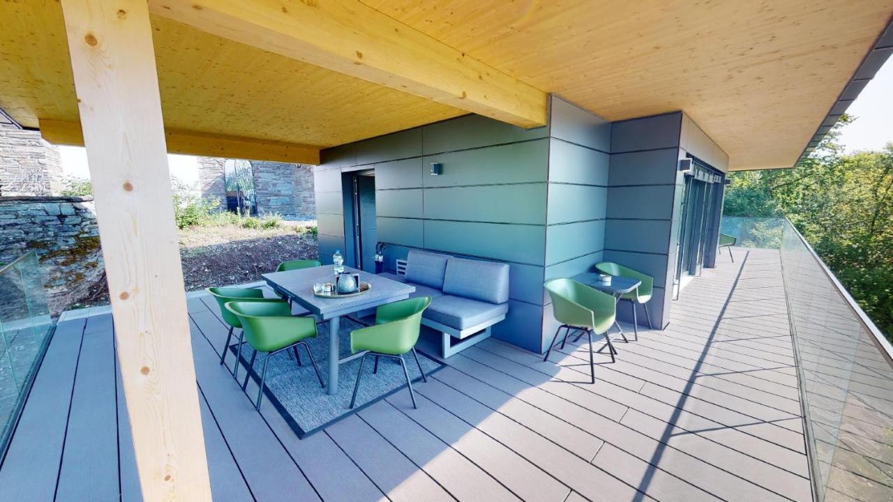 Modernes Ferienhaus Mit Panoramablick Rosegg Bagian luar foto