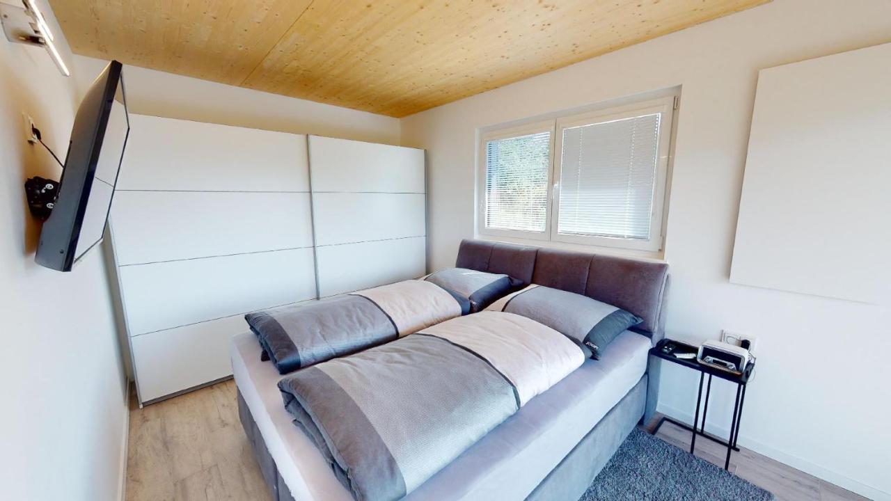 Modernes Ferienhaus Mit Panoramablick Rosegg Bagian luar foto